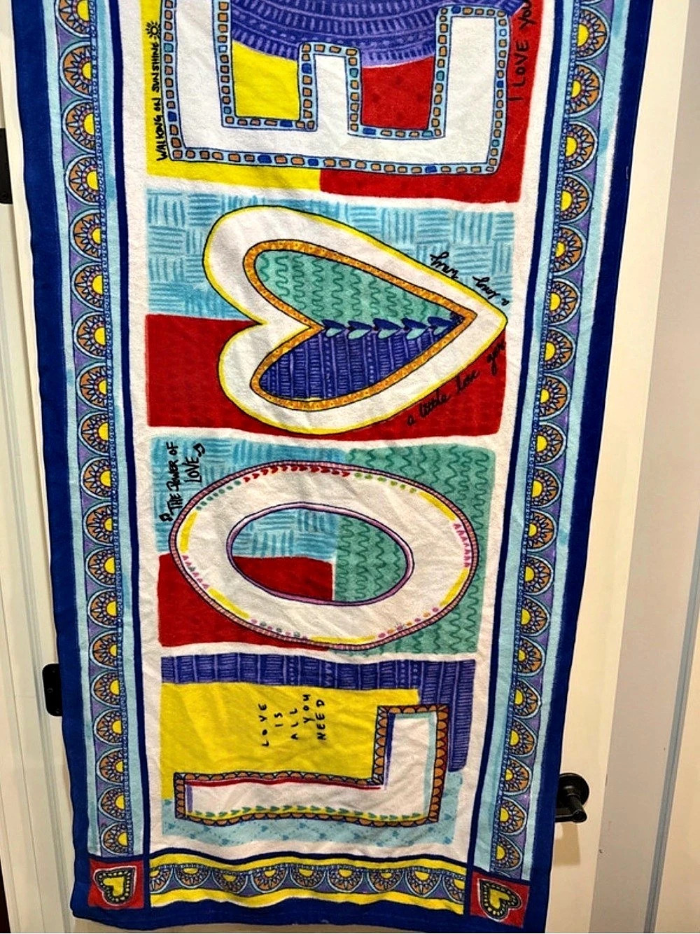 Brighton Love Beach towel